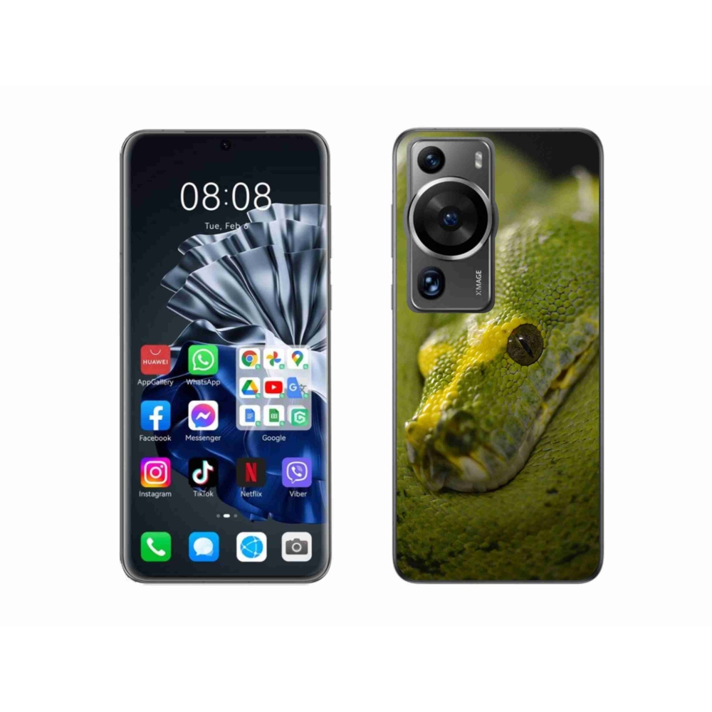 Gél borítás mmCase a Huawei P60 Pro készülékhez - kígyó 2