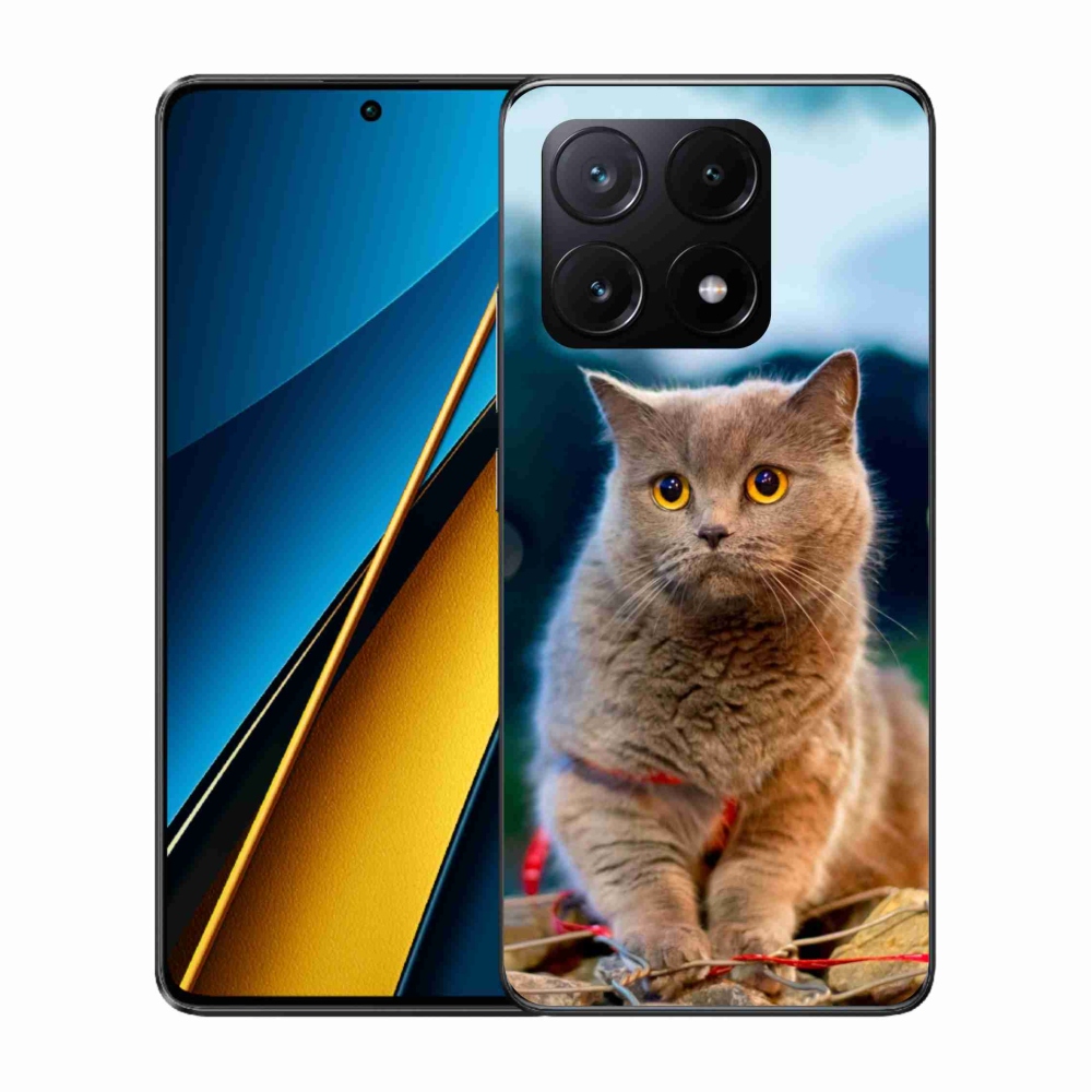 Gél védőburkolat mmCase a Xiaomi Poco X6 Pro 5G-hez - brit kék 2