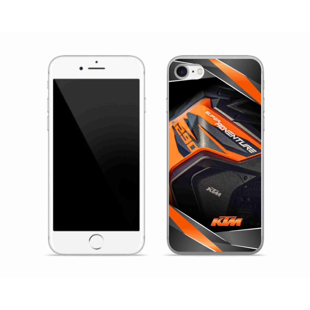 Zselés borítás mmCase iPhone SE (2020) - motoros ktm