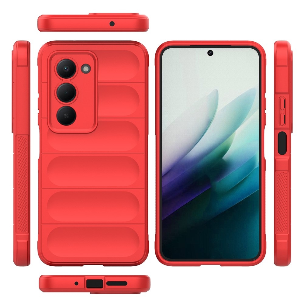 Rugg tartós zselés tok Xiaomi Redmi 15 4G (171mm) - piros