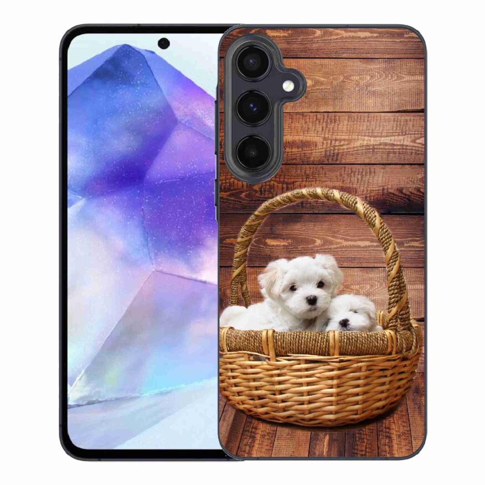 Gél védőhuzat mmCase Samsung Galaxy A55 5G - kölyökkutyákhoz