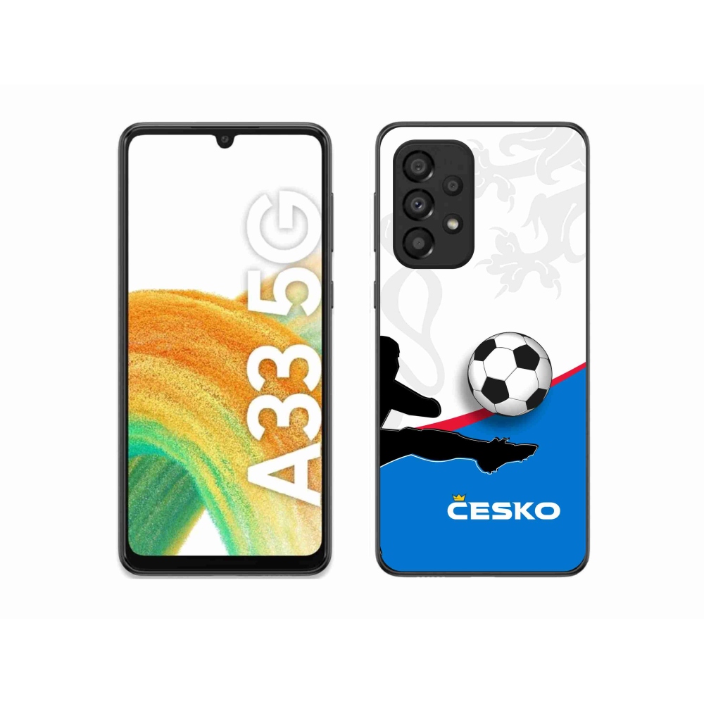 Gél borítás mmCase Samsung Galaxy A33 5G - futball Csehország 3