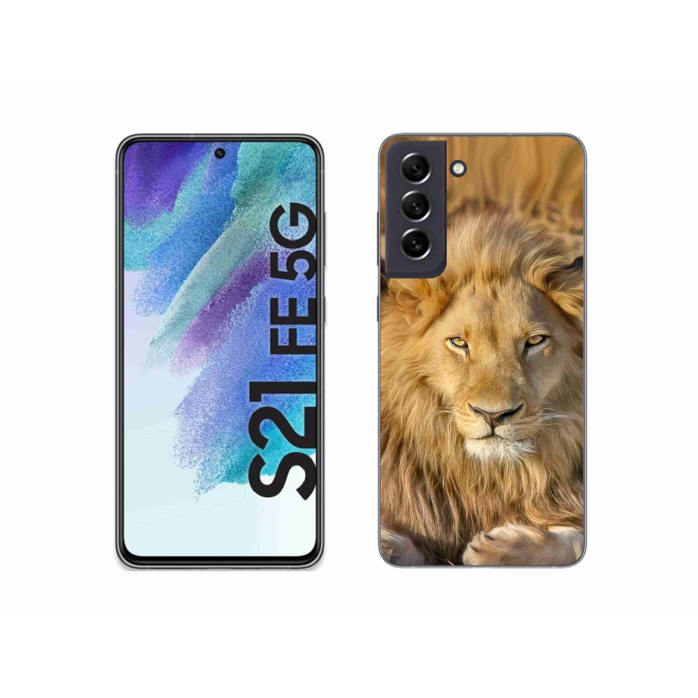 Gél védőburkolat mmCase Samsung Galaxy S21 FE 5G - Lion 2