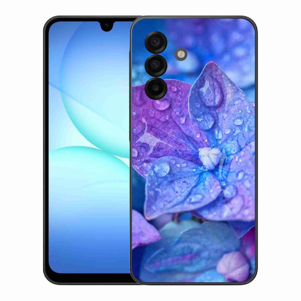 Gél védőhuzat mmCase Samsung Galaxy A17 4G/5G - lila virág