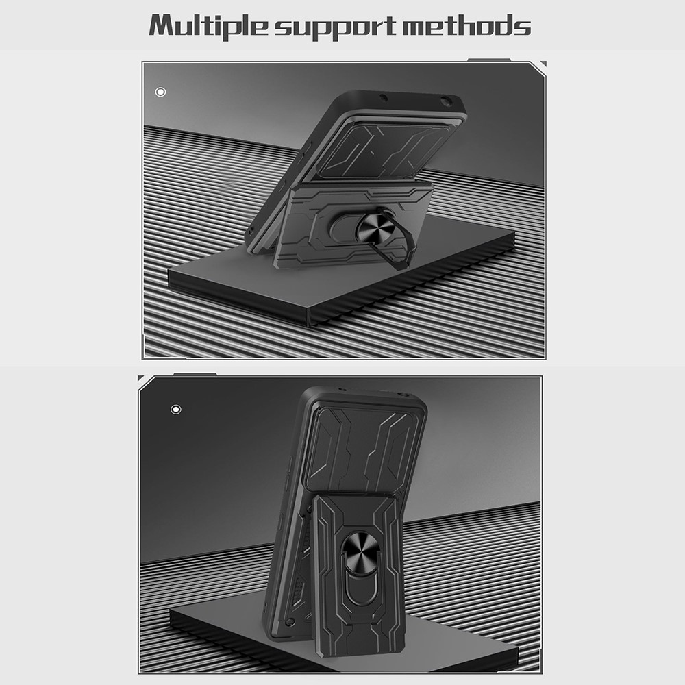 Csúszós, tartós borítás a Xiaomi Redmi Note 14 5G-hez - fekete