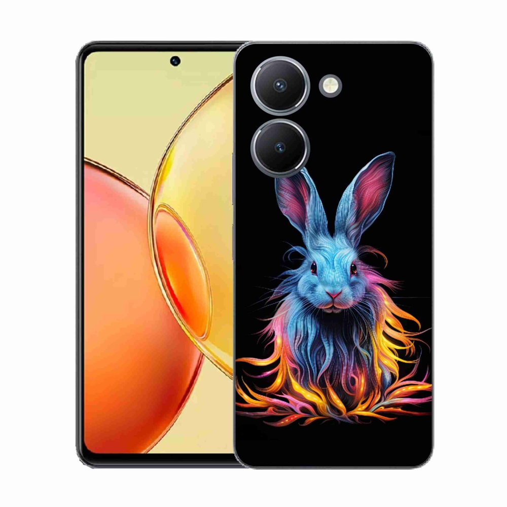 Gélfedő mmCase a Vivo Y36-hoz - absztrakt nyúl