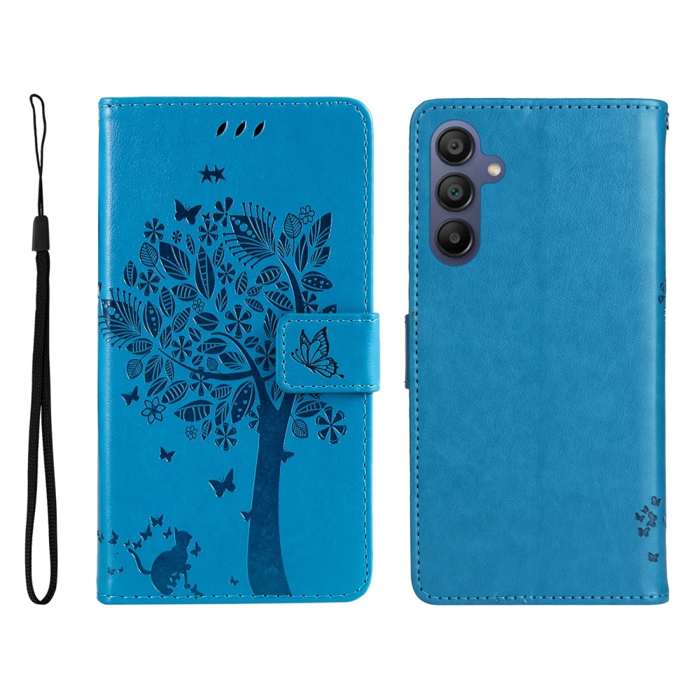 Fák könyve tok Samsung Galaxy A16 4G/5G/A26 5G - kék