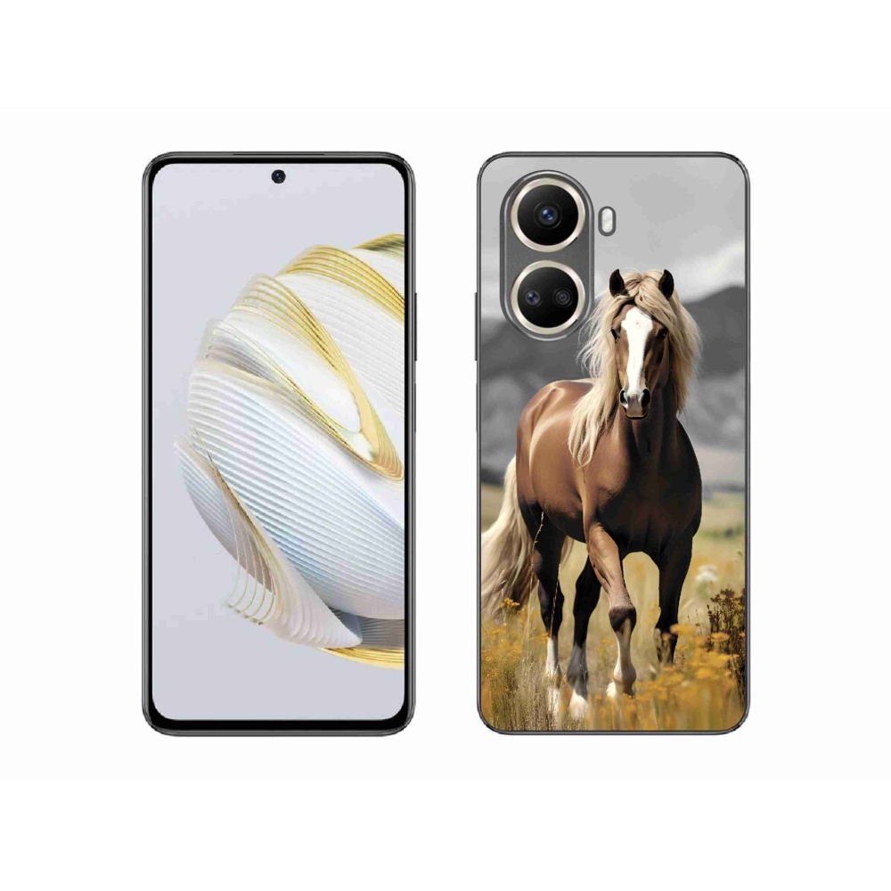 Zselés borítás mmCase a Huawei Nova 10 SE-hez - barna ló 1