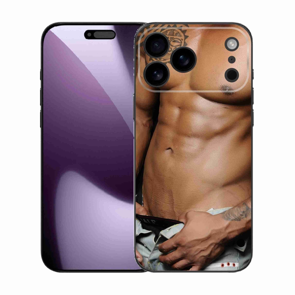 Gél borítás mmCase iPhone 17 Pro Max készülékhez - szexi férfi