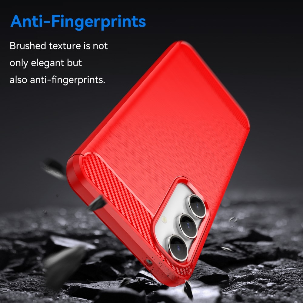 Szénálló zselés tok Samsung Galaxy S23 FE készülékhez - piros