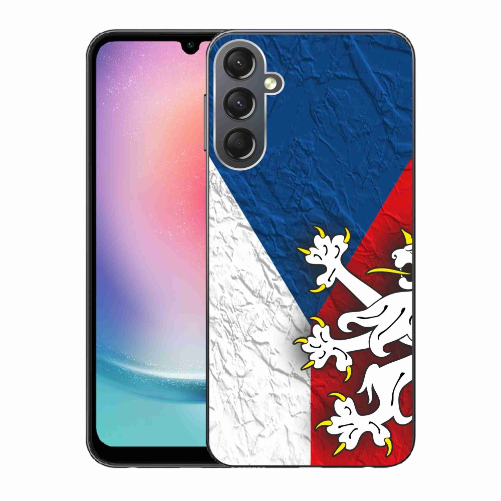 Gél borítás mmCase Samsung Galaxy A24 - cseh zászló 1
