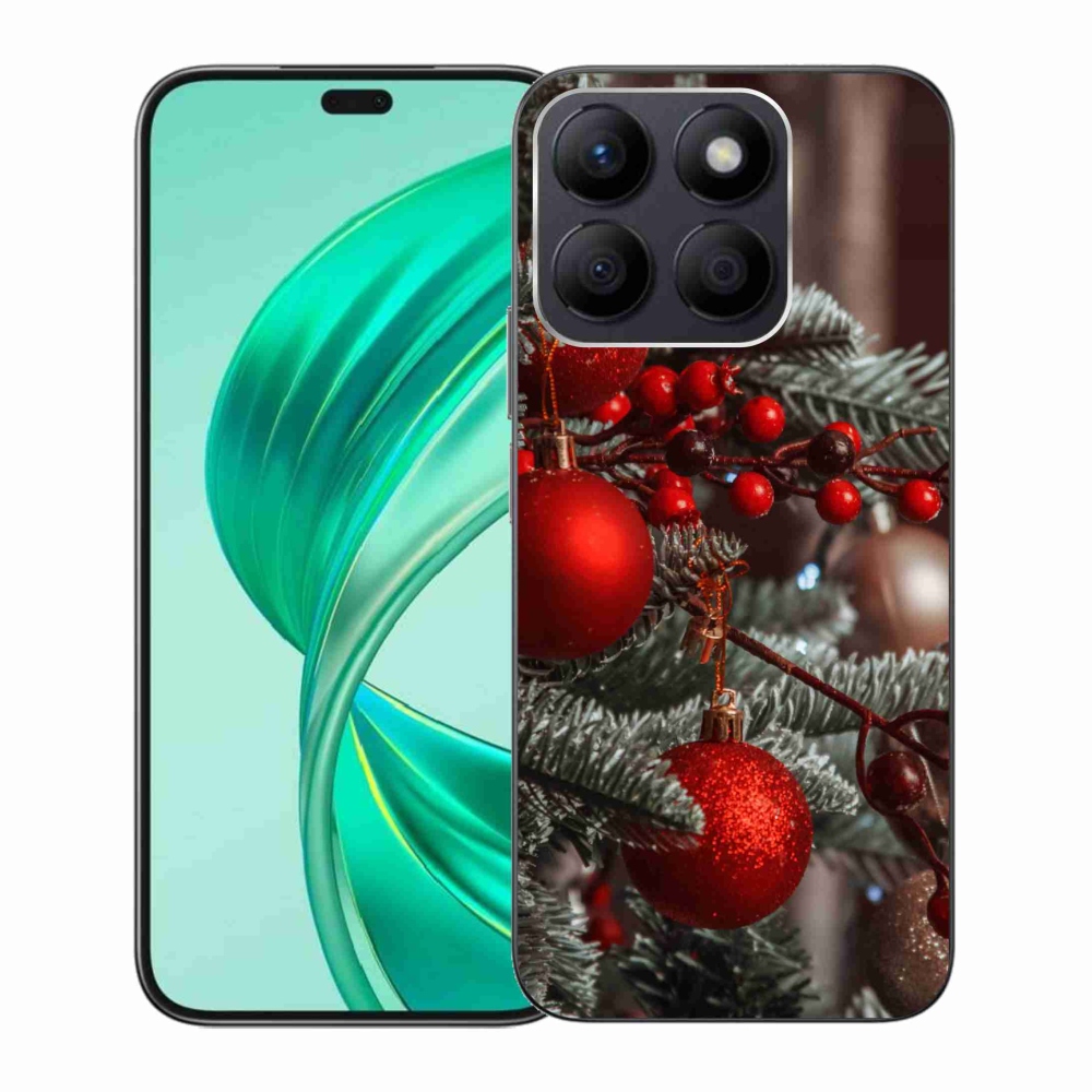 Gél borítás mmCase a Honor X8b számára - karácsonyi dekorációk 2