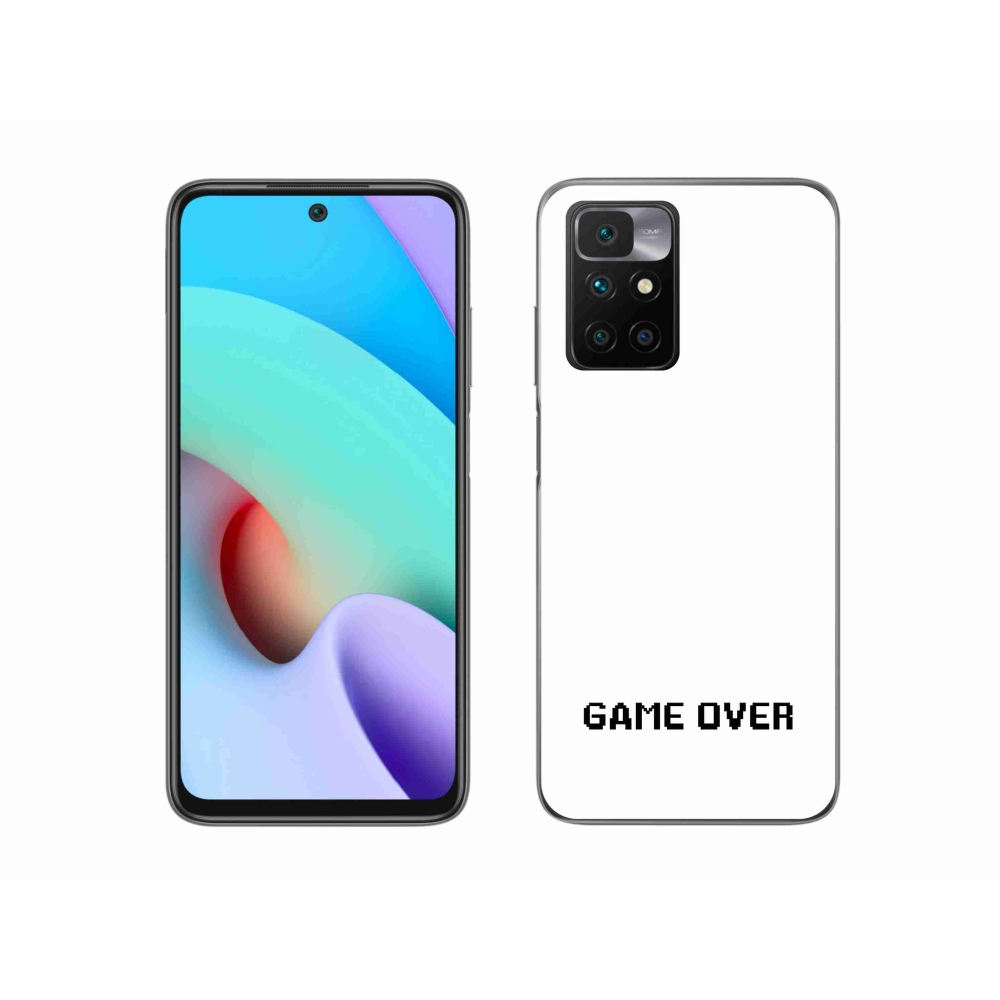Gél borítás mmCase a Xiaomi Redmi 10/Redmi 10 (2022) - játék fehér háttérrel