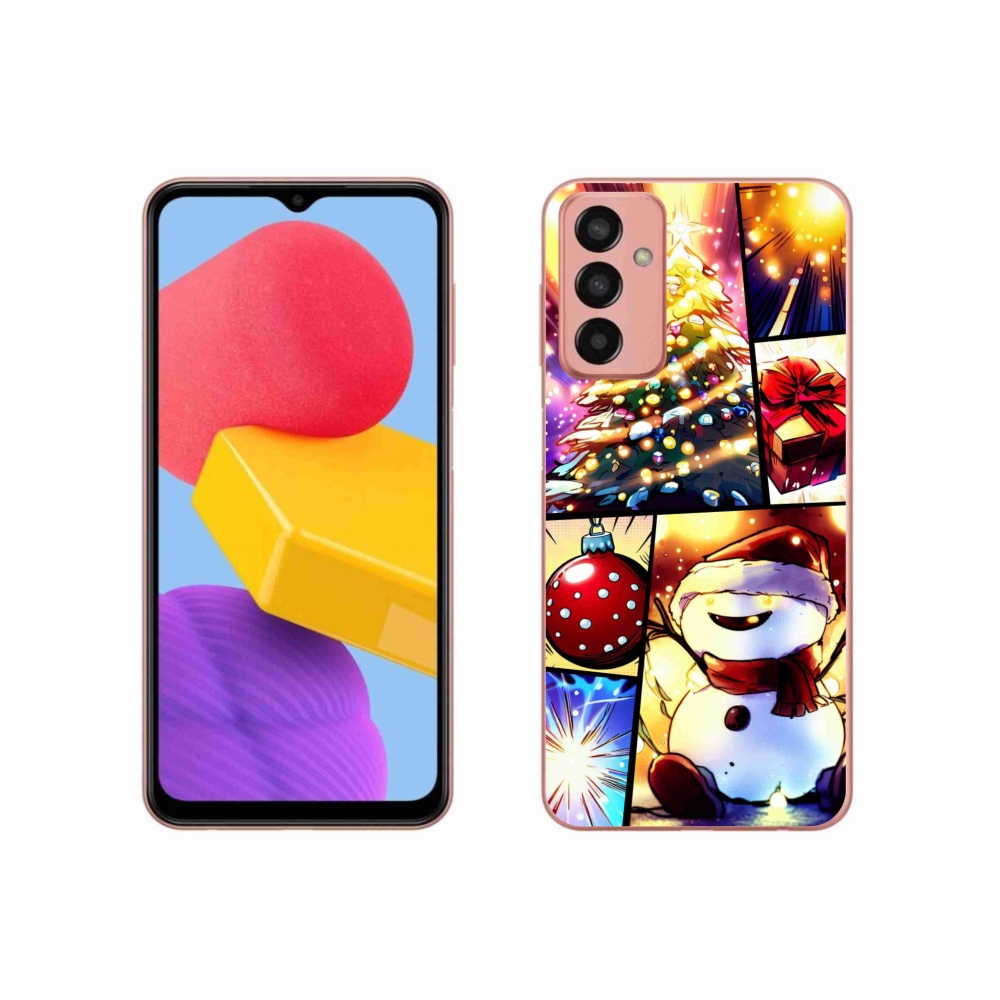 Gél borító mmCase Samsung Galaxy M13 készülékhez - karácsonyi motívumok 1
