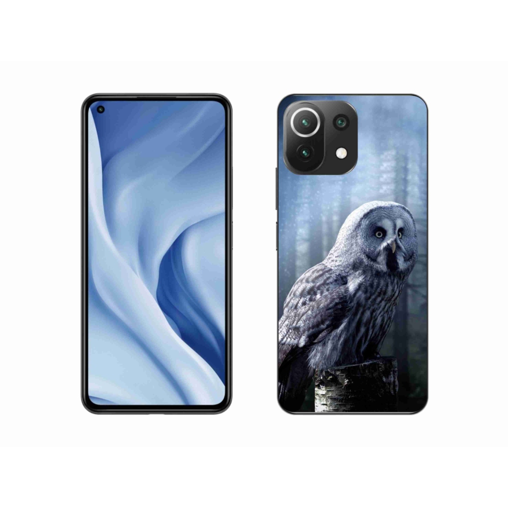 Gél borítás mmCase a Xiaomi 11 Lite 5G NE számára - bagoly