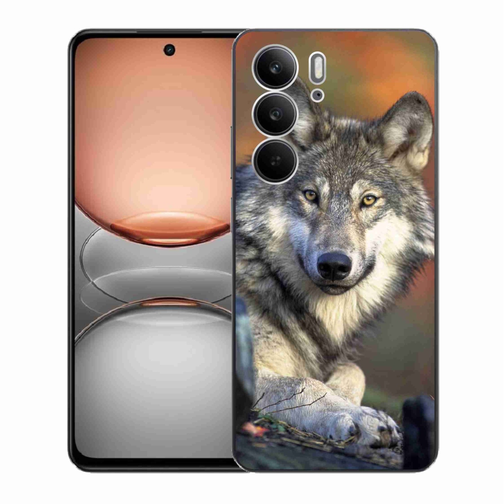 Gél borítás mmCase a Realme C75 készülékhez - farkas