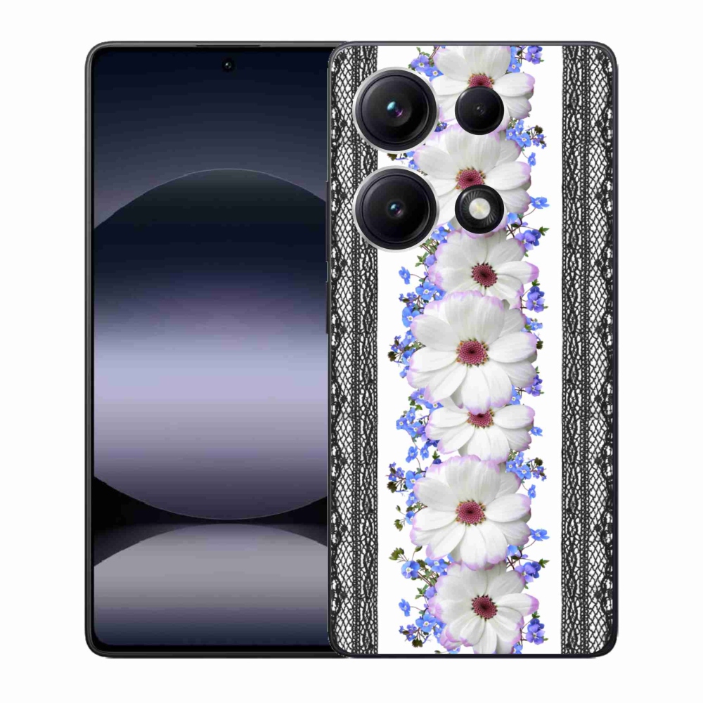 Gél borító mmCase a Xiaomi Redmi Note 14S-hez - virágok 8