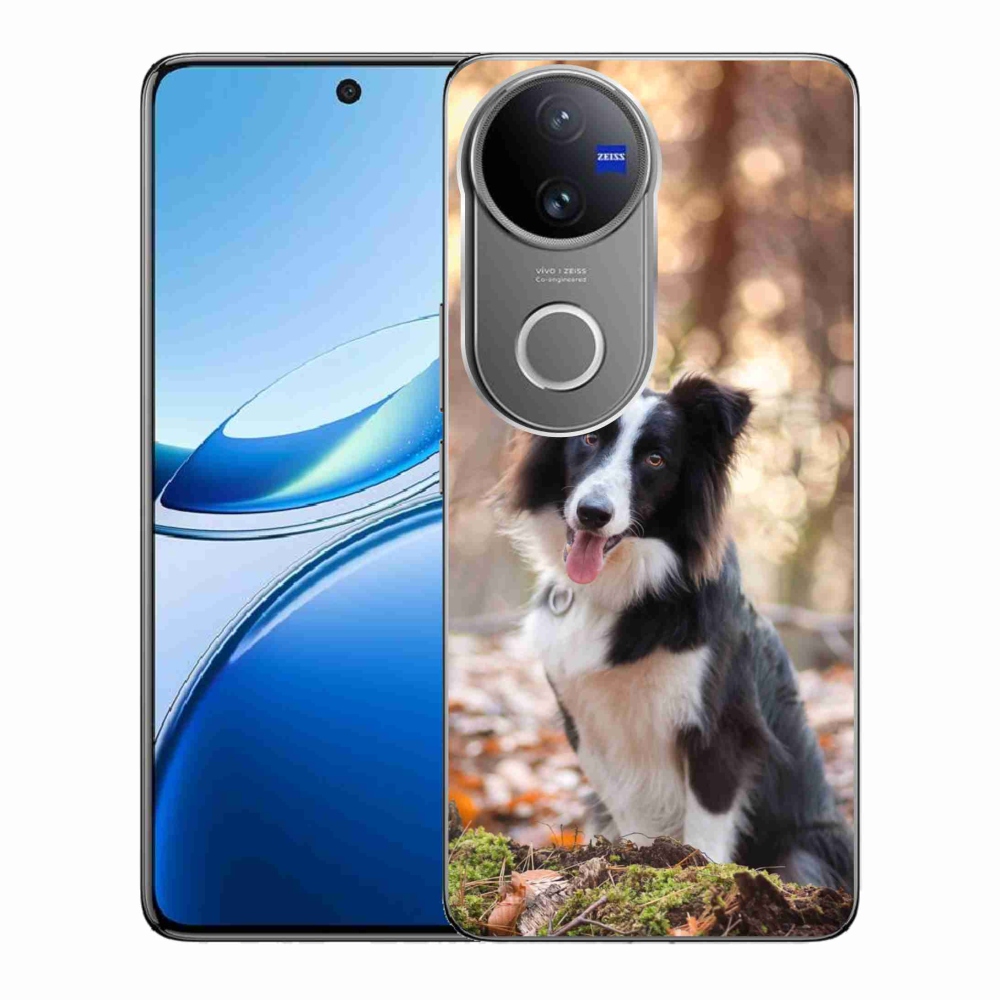 Zselés borítás mmCase a Vivo V50 5G-hez - border colie 1