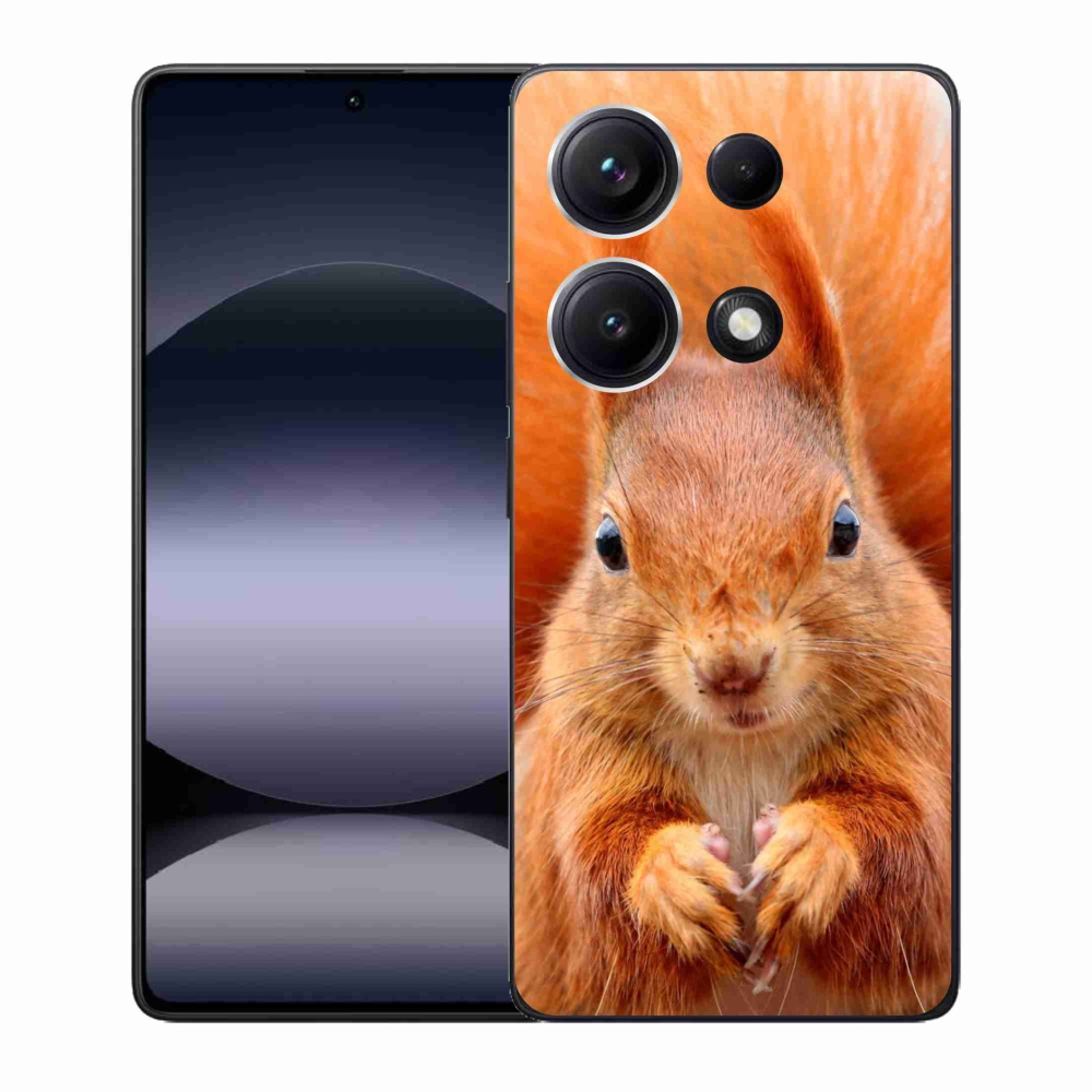 Gél borítás mmCase a Xiaomi Redmi Note 14S-hez - mókus