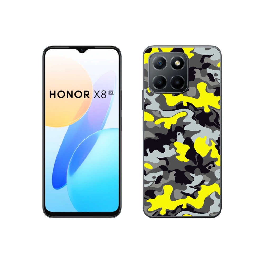 Zselés borítás mmCase a Honor X8 5G/70 Lite 5G számára - álcázó minta 6