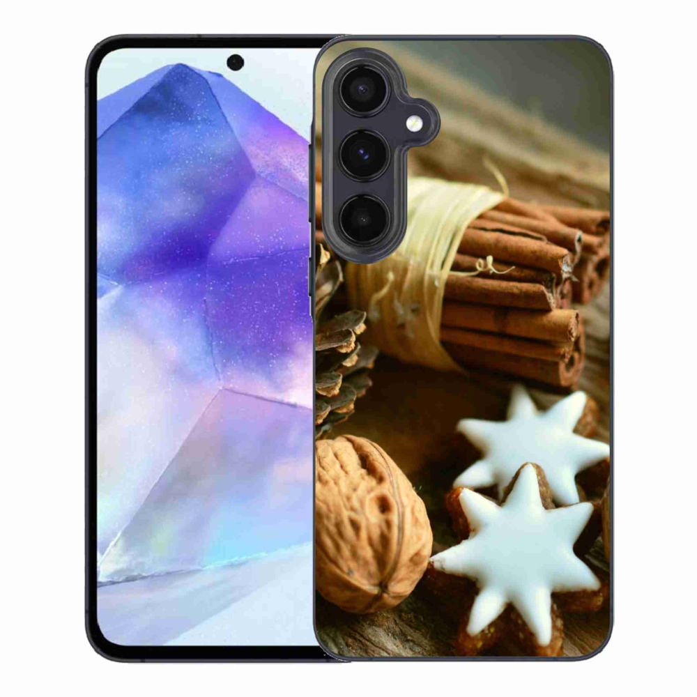 Gél borítás mmCase Samsung Galaxy A55 5G - fahéj és mézeskalács - Samsung Galaxy A55 5G - fahéj és mézeskalács