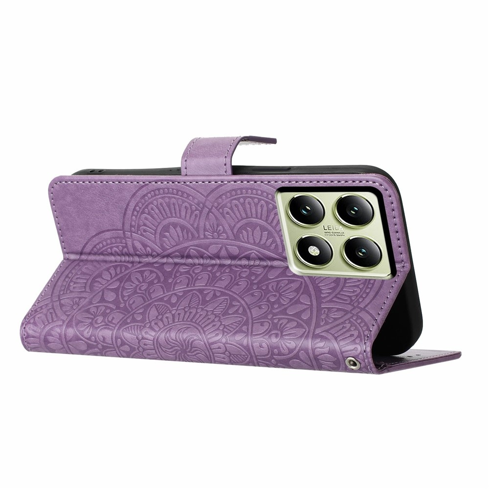 Mandala könyv tok Xiaomi 15T Pro-hoz - lila