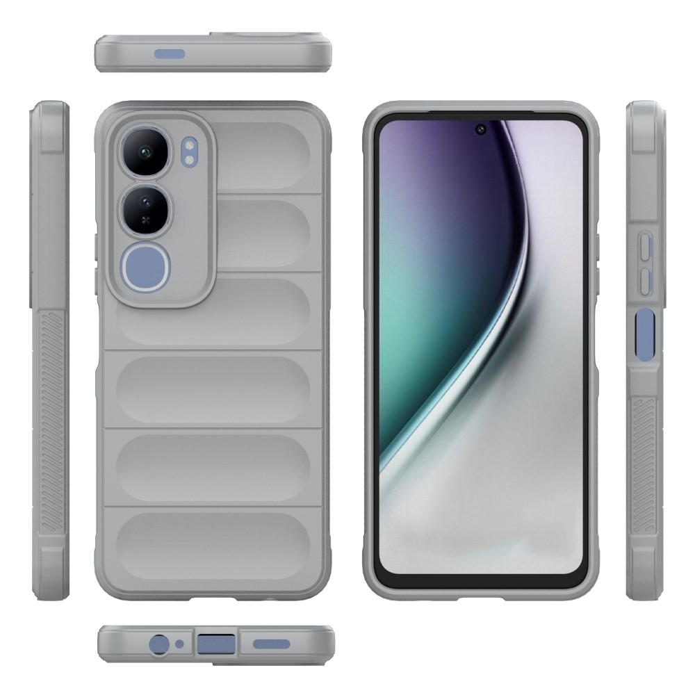 Rugg tartós zselés tok Vivo Y19s készülékhez - világosszürke