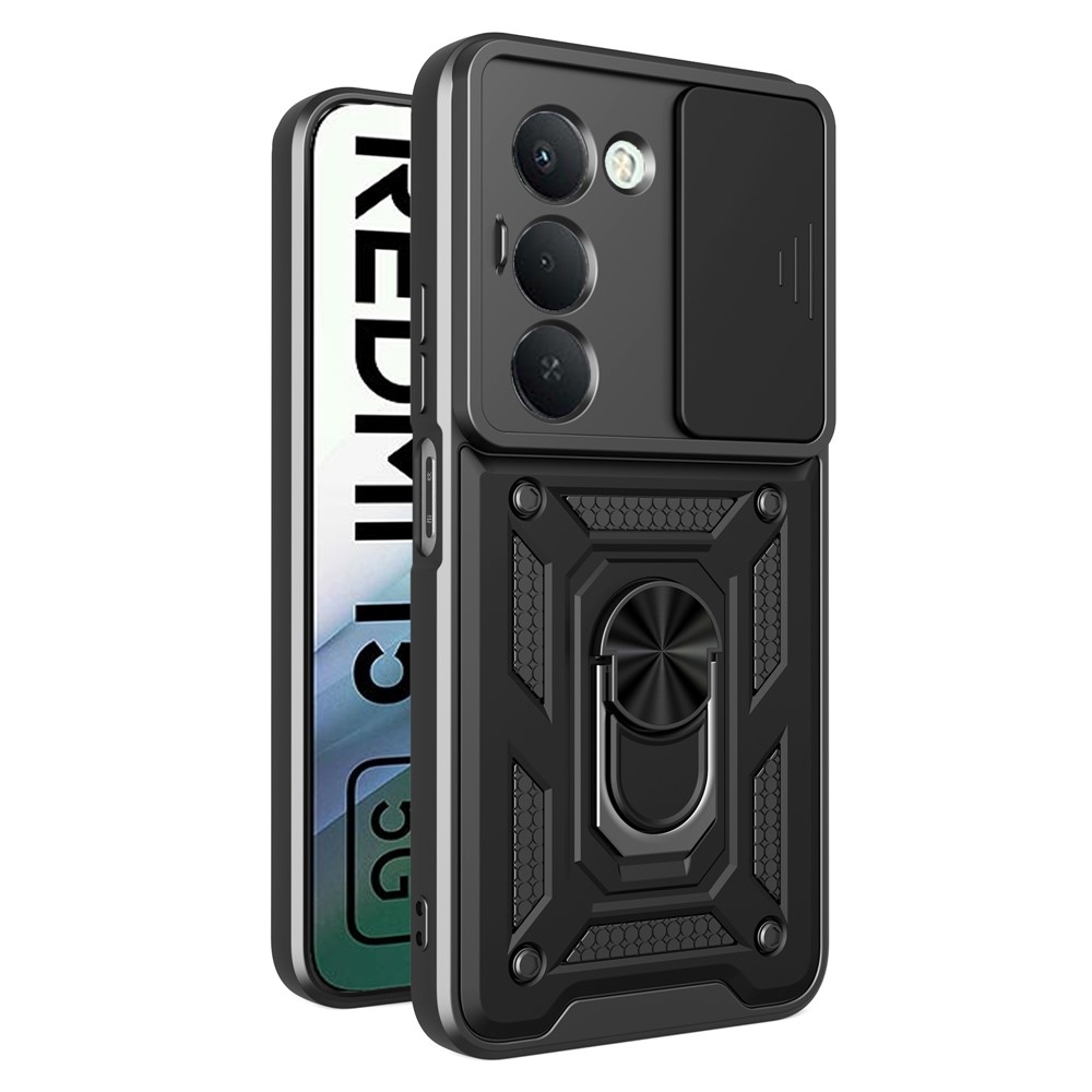 Tartós csúszásbiztos borítás Xiaomi Redmi 15 5G (169mm) - fekete