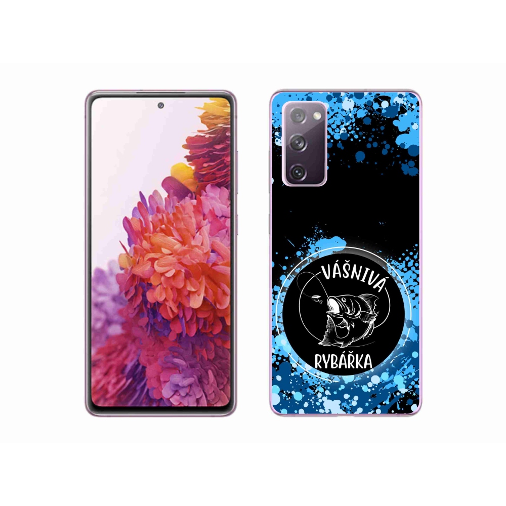 Gél borítás mmCase Samsung Galaxy S20 FE - szenvedélyes halásznő fekete háttérrel