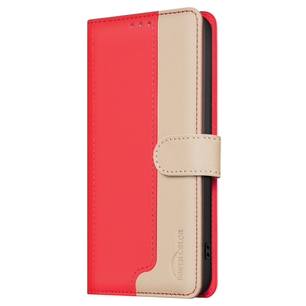 BNF DUO könyvtáska Samsung Galaxy A36 5G - piros
