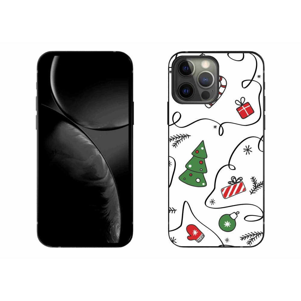 Gél borítás mmCase iPhone 13 Pro Max 6.7 készülékhez - Karácsonyi motívumok