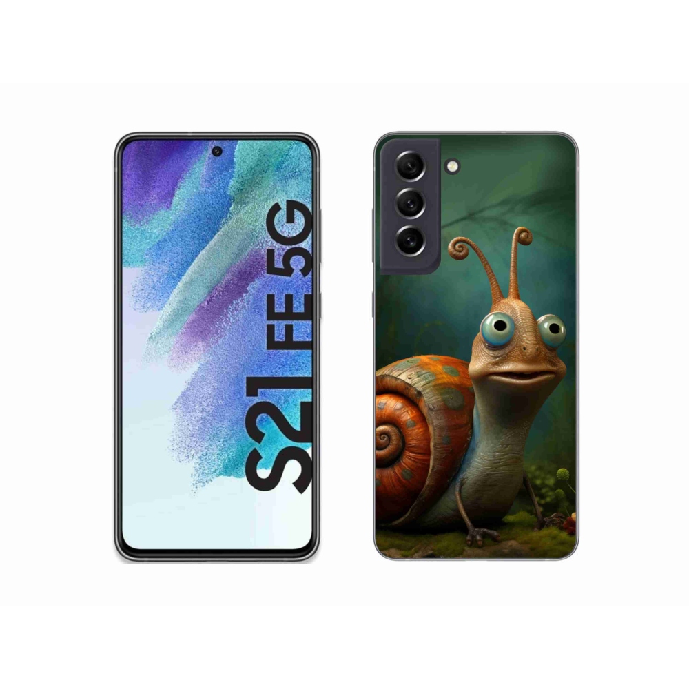 Zselés borítás mmCase Samsung Galaxy S21 FE 5G - csiga