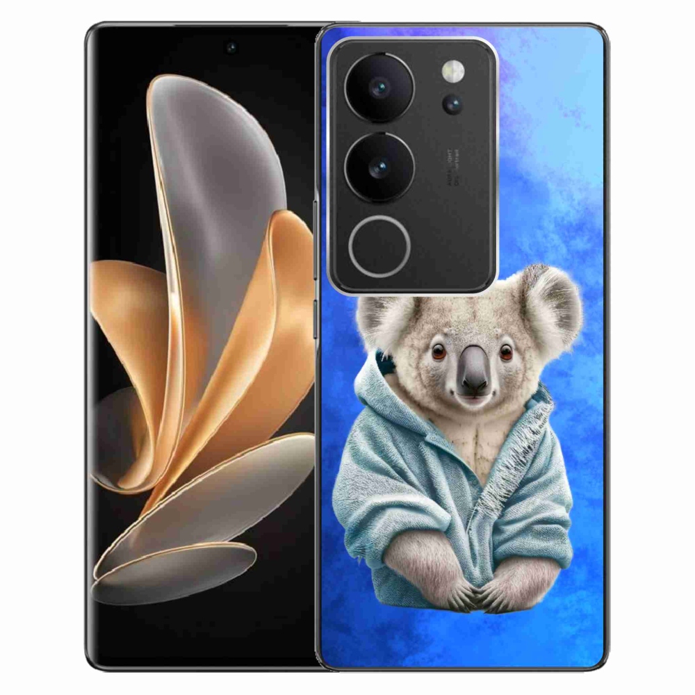 Gél borítás mmCase a Vivo V29 5G-hez - koala pulóverben