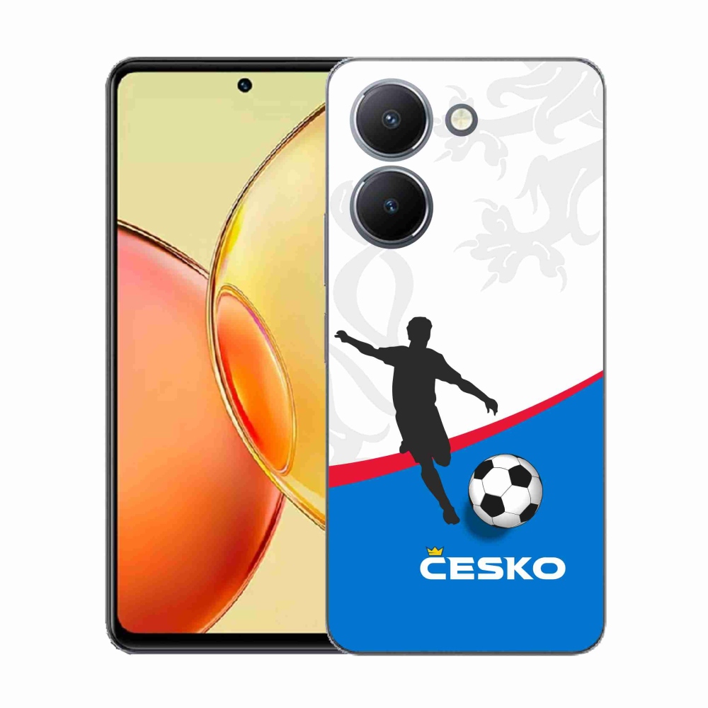 Gél borítás mmCase for Vivo Y36 - futball Csehország 1