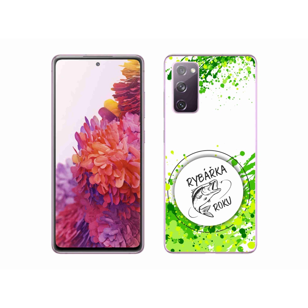 Zselés borítás mmCase Samsung Galaxy S20 FE - Az év horgásza fehér háttérrel