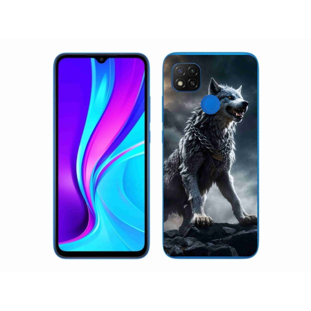 Gél borítás mmCase a Xiaomi Redmi 9C-hez - farkas 1