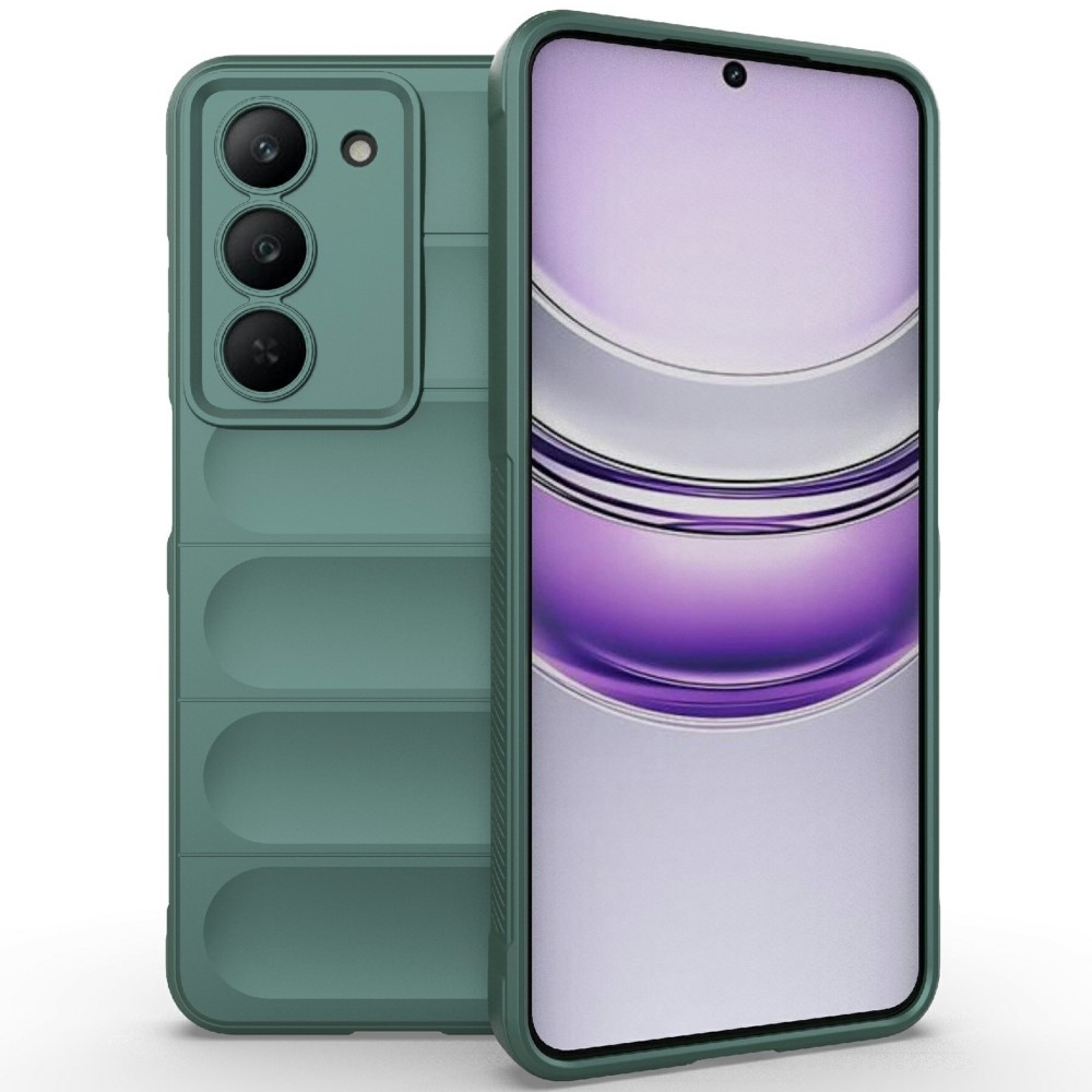 Rugg tartós zselés tok a Realme 14x 5G készülékhez - zöld