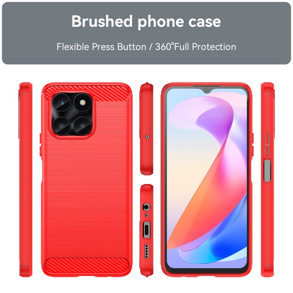 Szénálló zselés tok a Honor X6a készülékhez - piros