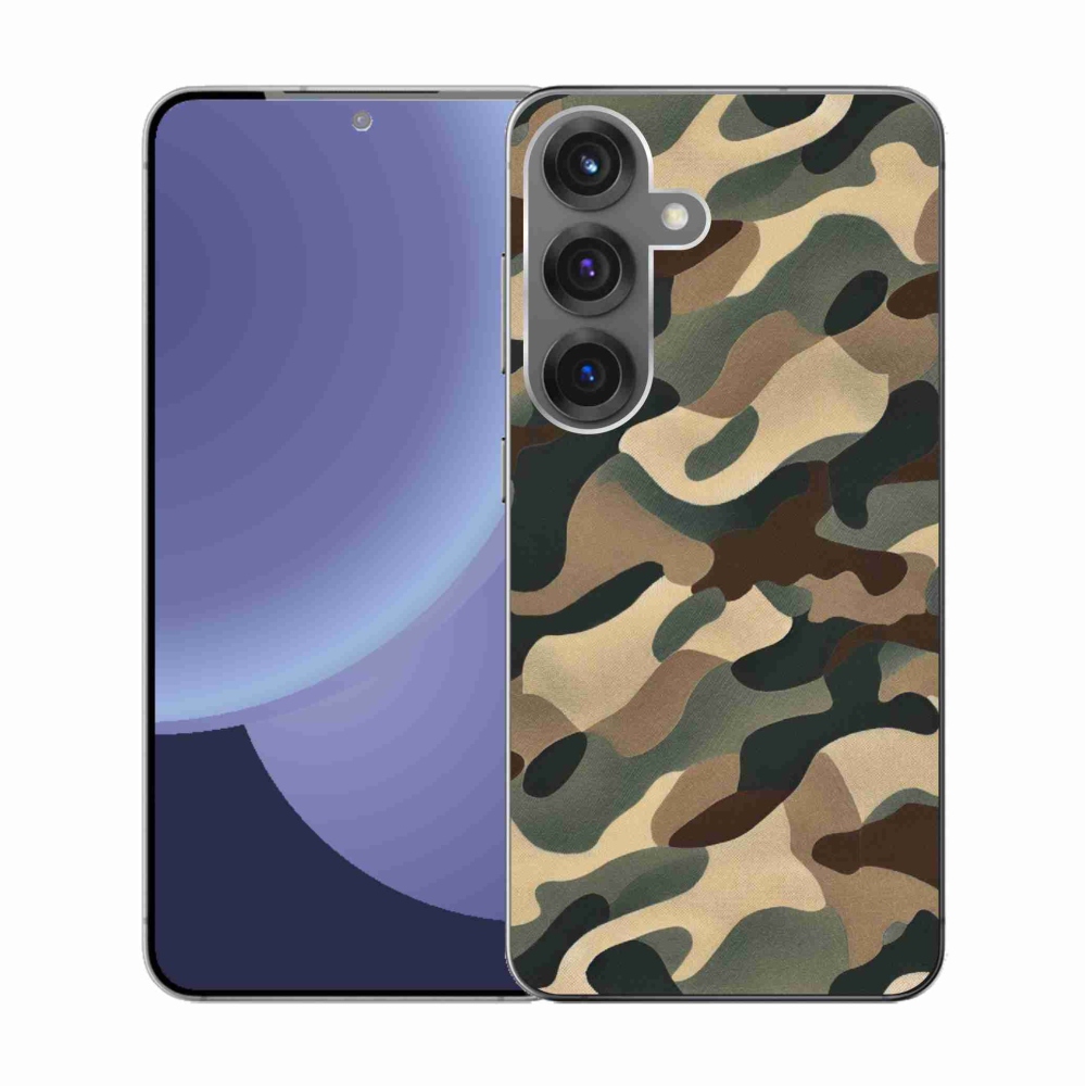 Zselés borítás mmCase Samsung Galaxy S25 készülékhez - terepszínű minta 11