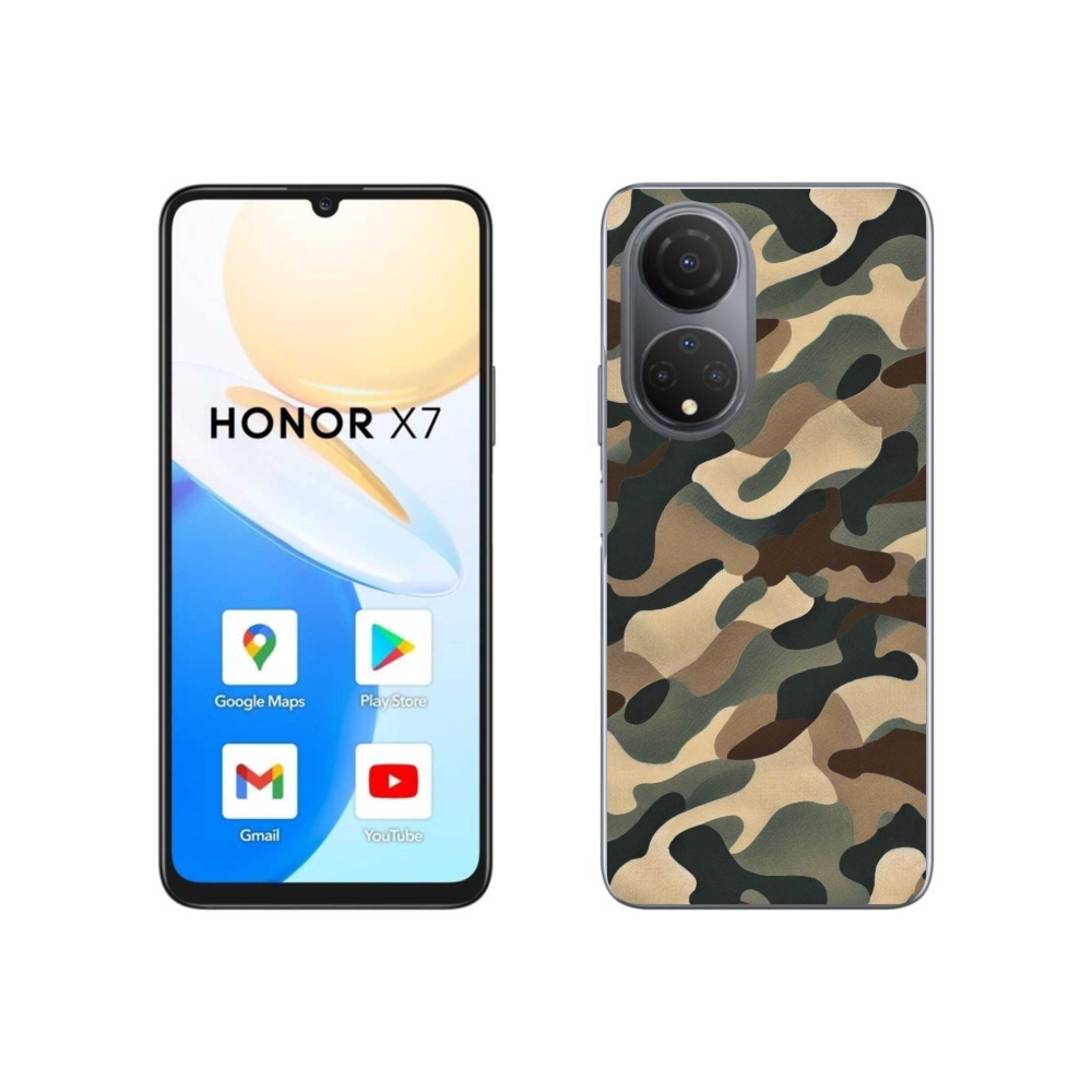 Zselés borítás mmCase a Honor X7-hez - terepszínű minta 11