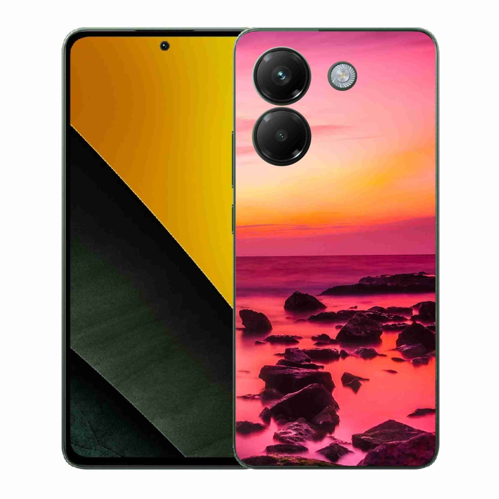 Gél borítás mmCase a Xiaomi Poco M7 Pro 5G számára - tenger és ragyogás