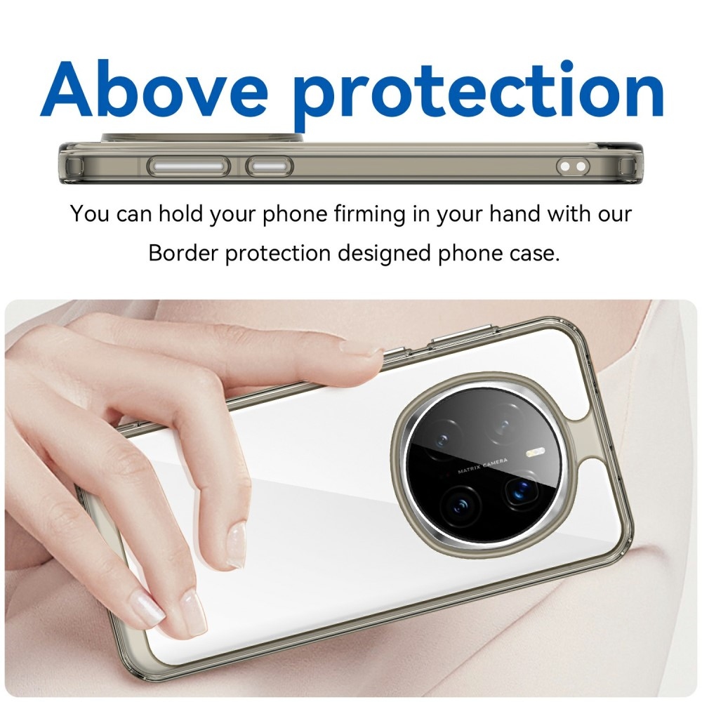 Gél tok kemény hátlappal a Honor Magic 7 Pro 5G készülékhez - szürke