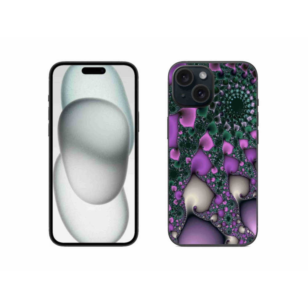 Zselés borítás mmCase iPhone 15 - absztrakt 7 készülékhez