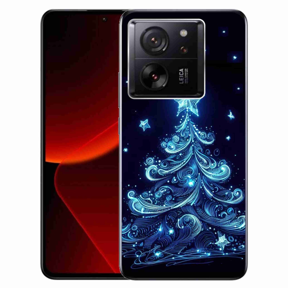 Gél borítás mmCase a Xiaomi 13T/13T Pro számára - neon karácsonyfa 4