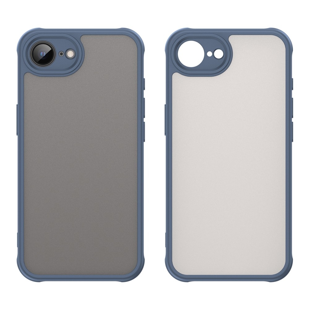 Gél tok kemény hátlappal iPhone 16e készülékhez - kék
