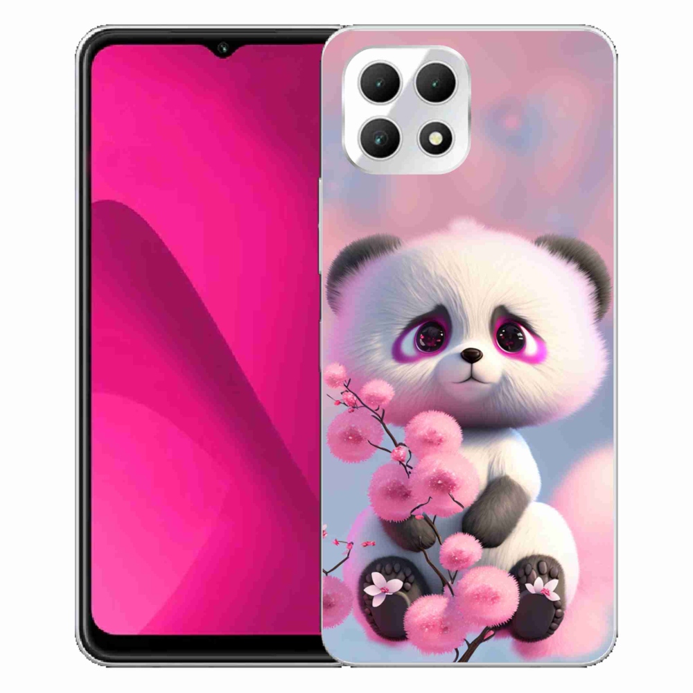 Zselés borítás mmCase a T-Mobile T Phone 2 készülékhez - aranyos panda 1