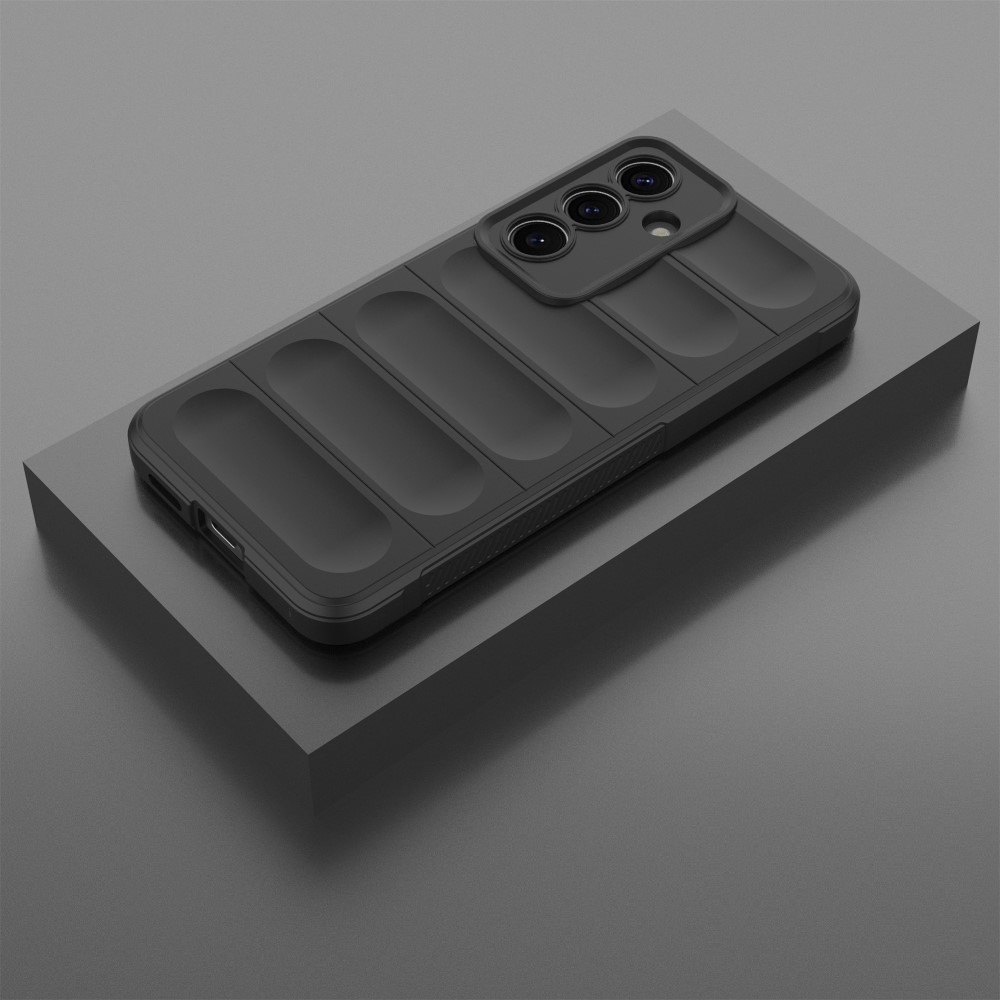 Rugg tartós zselés tok Samsung Galaxy S25+ készülékhez - fekete