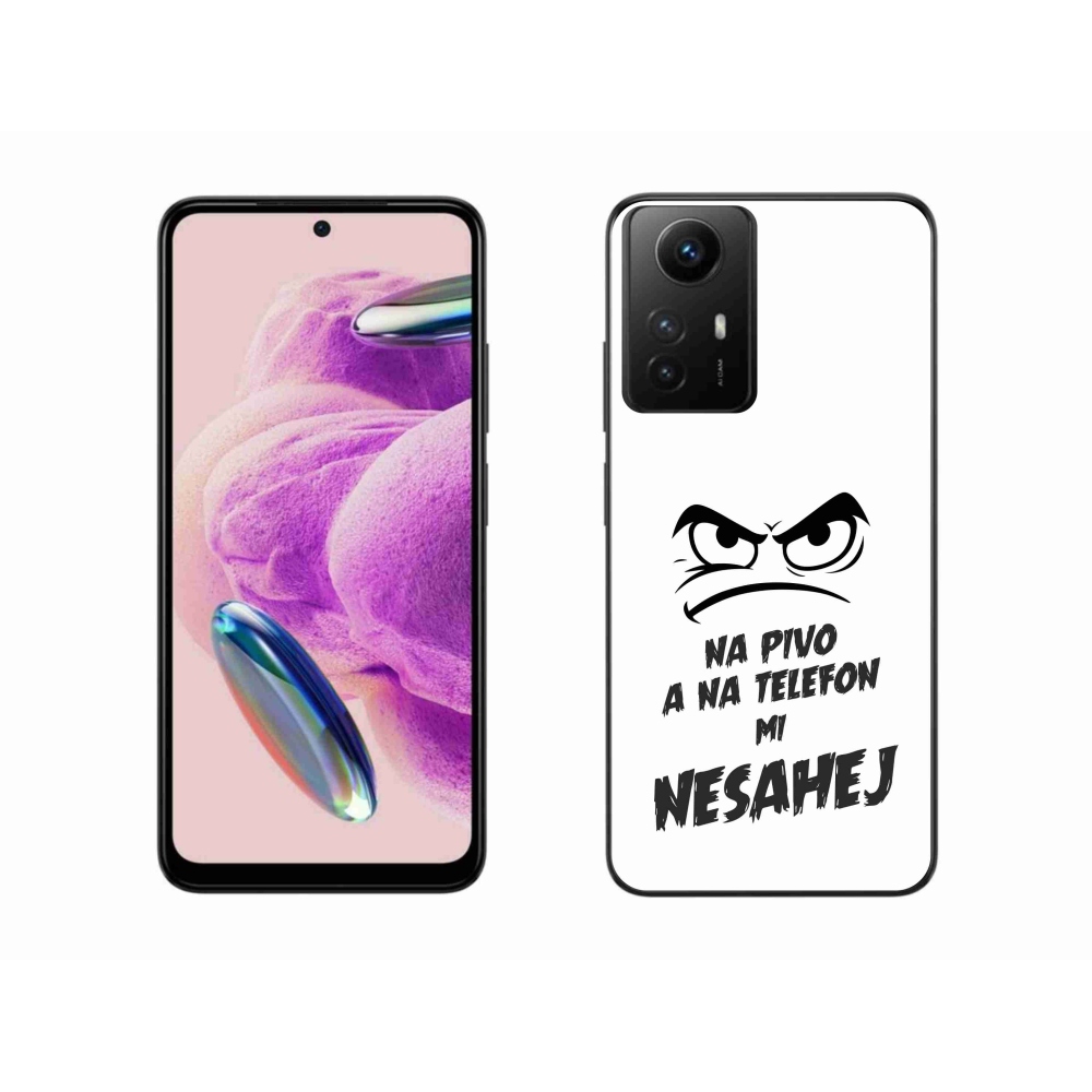 Gél borító mmCase a Xiaomi Redmi Note 12S-hez - sör motívum 2 fehér háttérrel