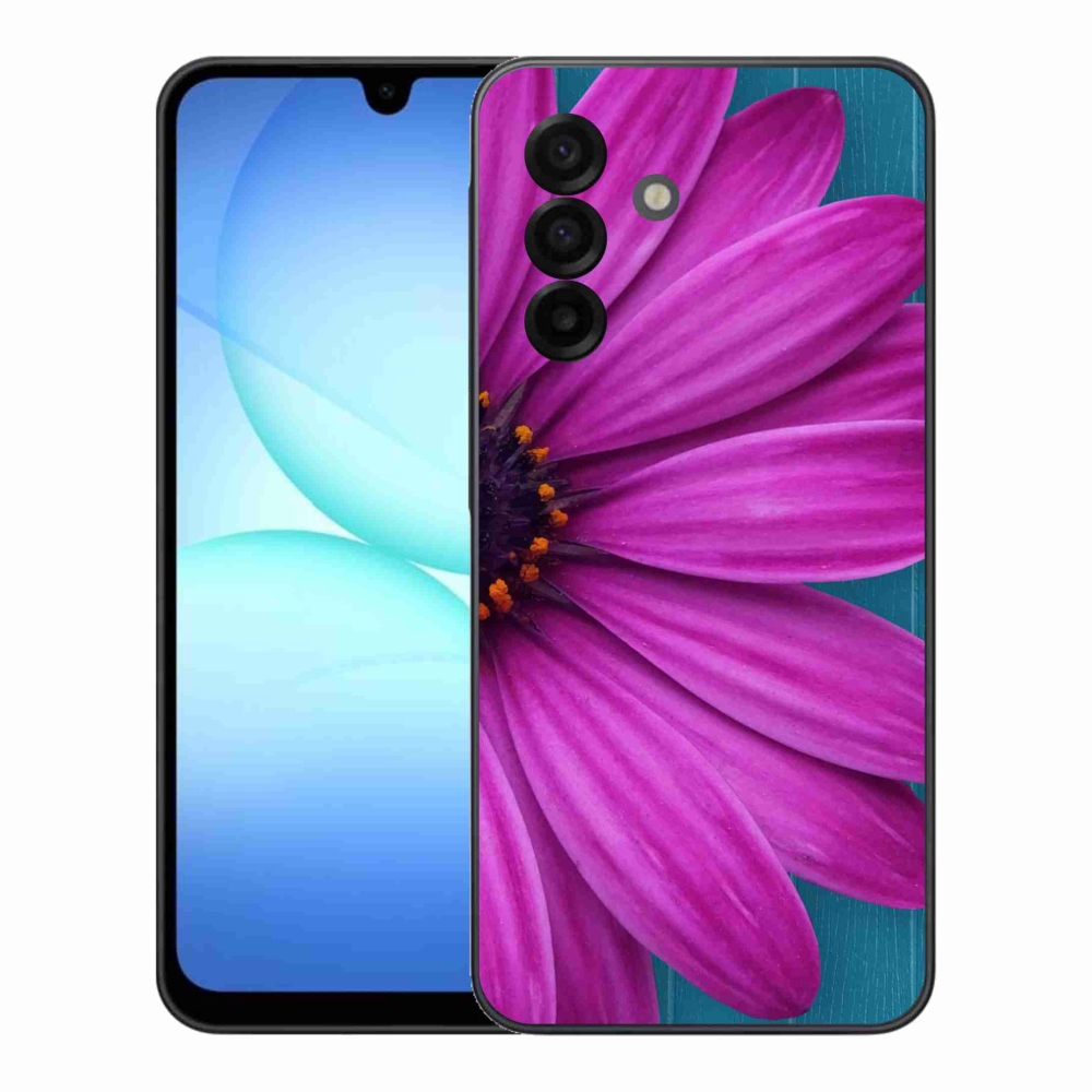 Gél védőhuzat mmCase Samsung Galaxy A17 4G/5G - lila margaréta