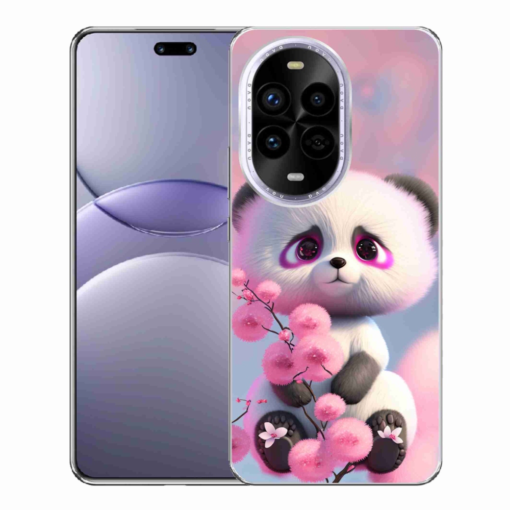 Gél borítás mmCase a Huawei Nova 13 Pro 5G számára - aranyos panda 1